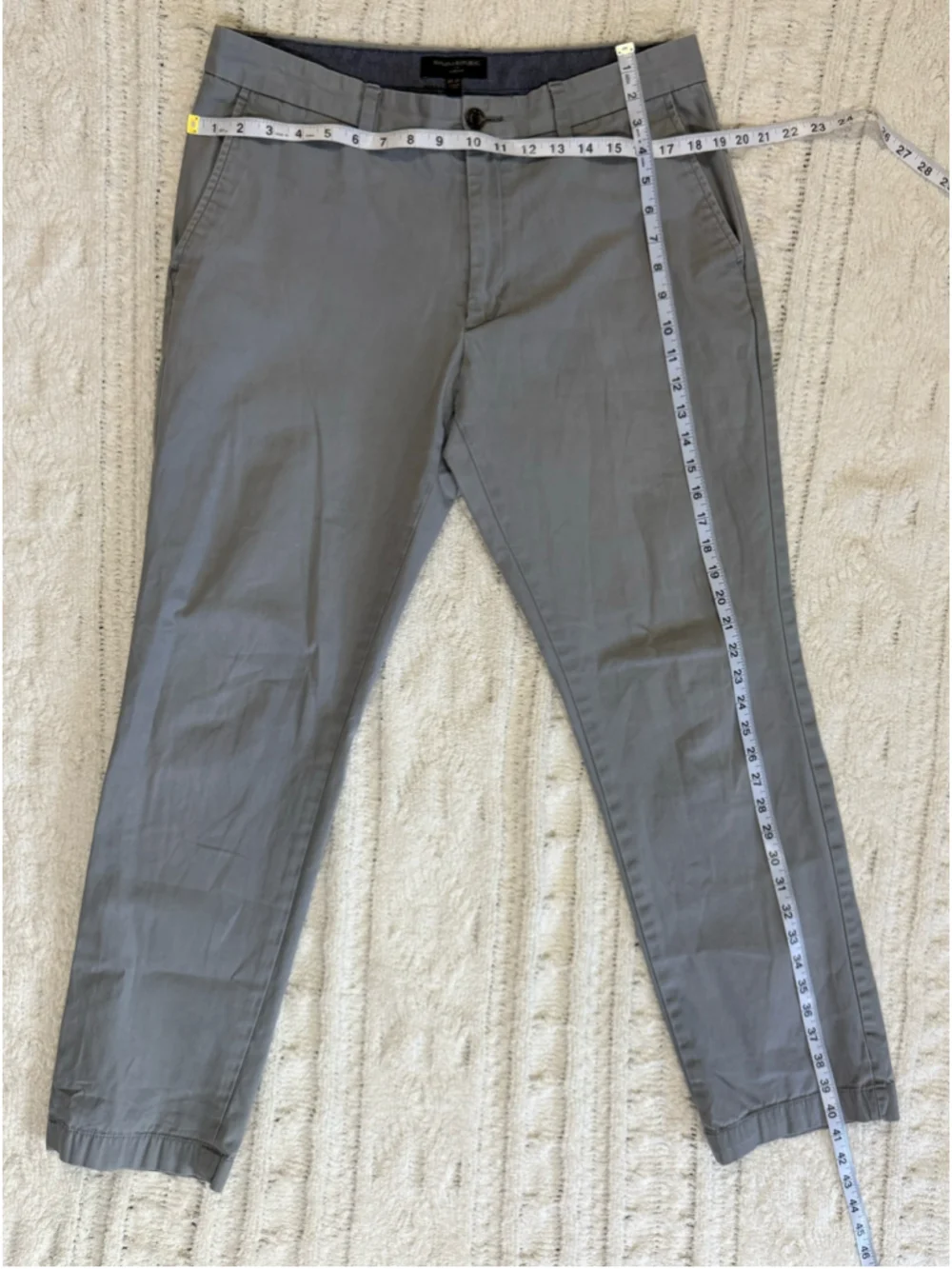 Banana Republic Aiden Slim Chino Pants Gray 34x32